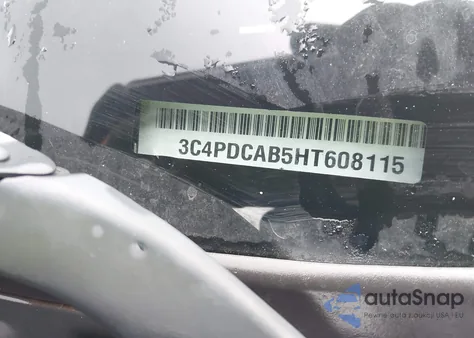 2017 Dodge Journey Se из США, поврежденный, VIN 3C4PDCAB5HT608115